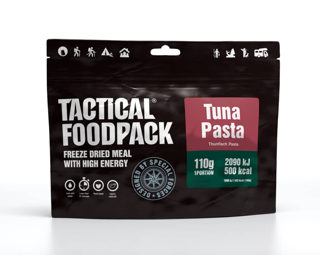FRYSTORKAD MAT | Tomatpasta med tonfisk – TACTICAL FOODPACK®