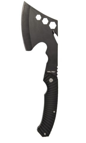 BLACK AXE WITH TOOLS AND POUCH