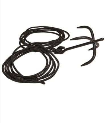 GRAPPLING HOOK WITH ROPE & SAFETY CATCH - MIL-TEC